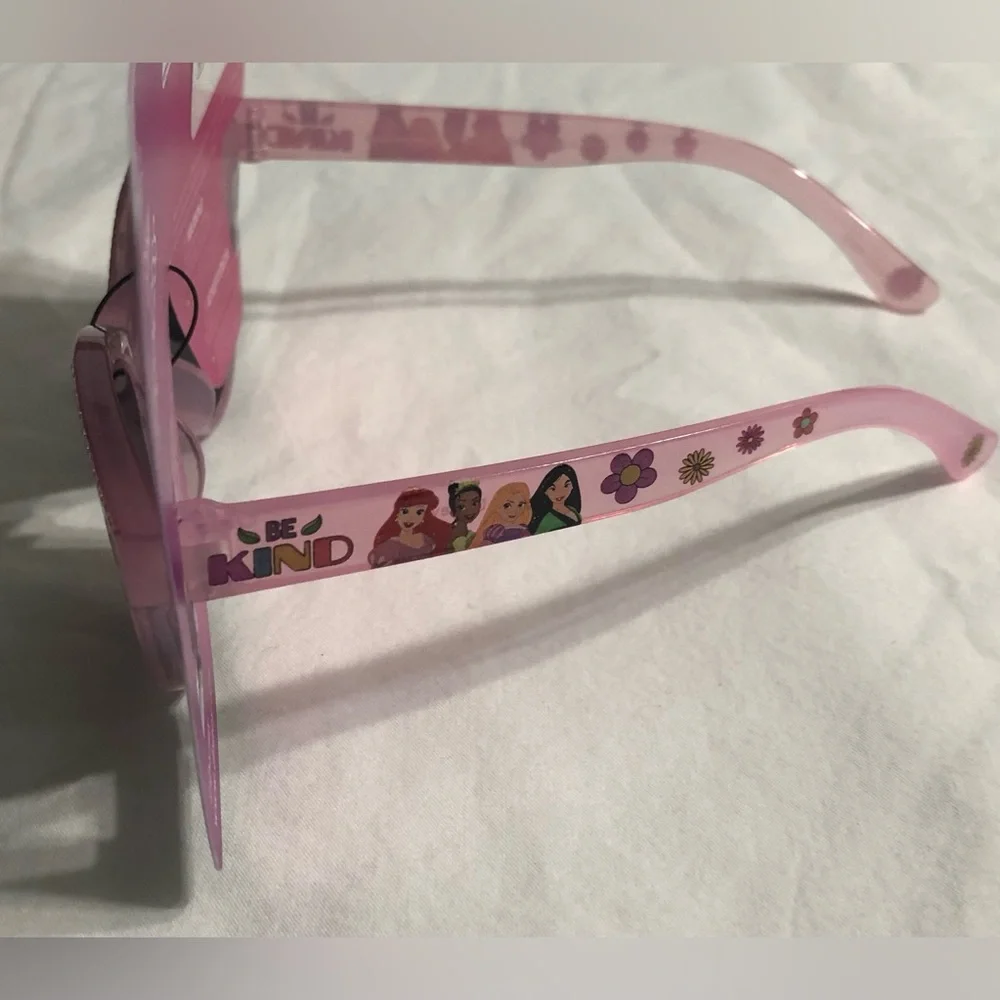 Disney Princess Pink Glitter Be Kind Sunglasses.3+